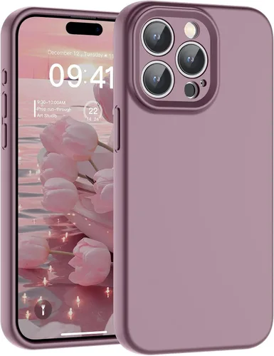 Vista 40 de SUPFINE - Funda diseñada para iPhone 12, silicona líquida premium con [forro de microfibra suave antiarañazos][protección de cámara mejorada], funda