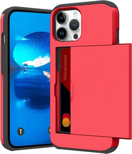Vista 32 de ZIYE Compatible con iPhone 12 Pro Max Funda tipo cartera con tarjetero, Funda de dos capas antiarañazos con bolsillo oculto, Funda protectora a Verde