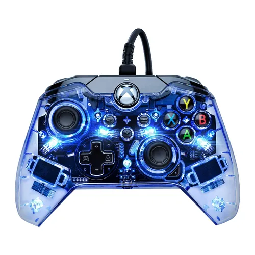 Vista 2 de Afterglow Prismatic LED Wired Controller Multicolor - Xbox Series XS, Xbox One, Xbox Series X (Renewed)