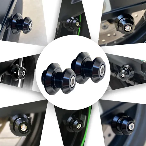 Vista 4 de Xitomer M8 X1.25 Carretes de brazo oscilante universales para motocicleta/Tornillo de soporte de brazo oscilante para GSX-R600/750/1000, SV
