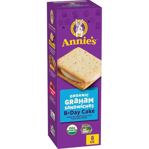Vista 7 de Annie's Organic Graham Sandwich Cookies, S'mores, 12 unidades, 8 onzas