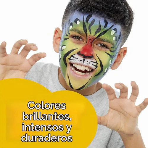 Vista 7 de Snazaroo, paleta de pintura facial