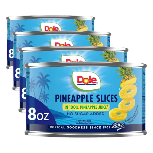 Vista 8 de Dole Rebanadas de piña enlatadas, 8 onzas