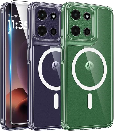 Vista 231 de FNTCASE Funda para Motorola Moto-G Stylus-5G-2024: Cubierta protectora ligera de grado militar para teléfono celular, flexible, antiamarillamiento