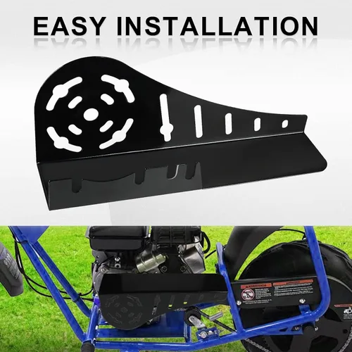 Vista 6 de Cubierta Protectora de Cadena de Mini Bicicleta para la Mayoría de las Mini Bicicletas Compatible con Motores Predator 5-7HP 196cc 212cc 201cc