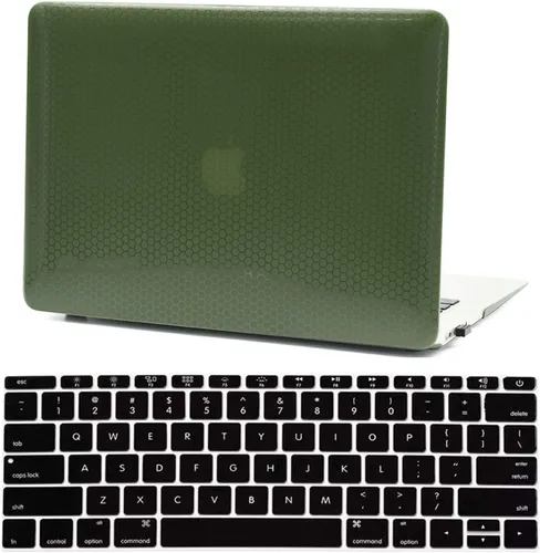Vista 13 de Funda para laptop compatible con MacBook Air de 13 pulgadas, modelo de lanzamiento 2010-2017 A1466 A1369, diseño de puntos redondos elevados, funda