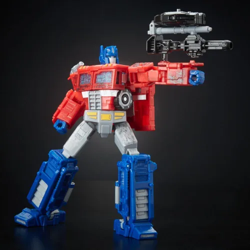 Vista 5 de Transformers Generations War for Cybertron: Siege Voyager Class WFC-S11 Optimus Prime Figura de acción (exclusivo de Amazon)