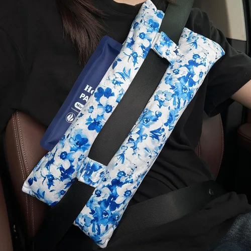 Vista 19 de Almohada para mastectomía, almohada para cinturón de seguridad post cirugía cardíaca, cojín para recuperación de histerectomía, recuperación de Negro