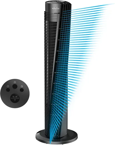 Vista 2 de Vornado Paquete de ventilador de torre de circulación de aire para toda la habitación de 41 pulgadas con circulador de aire de tamaño mediano de 9