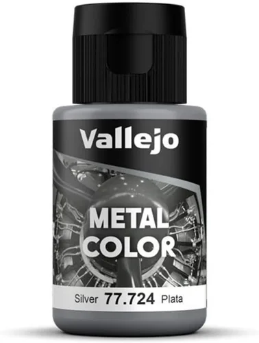 Vista 9 de Vallejo - Color Metálico Aluminio 32 ml (1.08 fl.oz.) Reproduce fielmente diferentes acabados metálicos