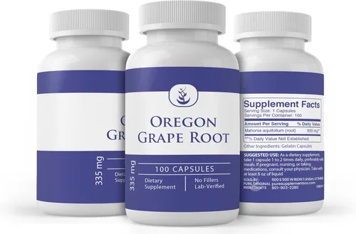 Vista 4 de Pure Original Ingredients Raíz de uva de Oregon, (100 cápsulas) siempre pura, sin aditivos ni rellenos, verificado por laboratorio