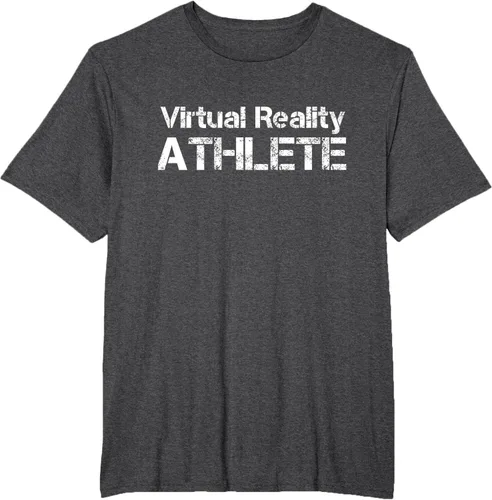 Vista 62 de Virtual Reality ATHLETE for VR Gamers Camiseta, Negro, S