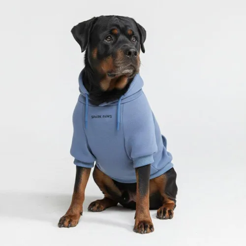 Vista 40 de Spark Paws Sudadera con capucha para perro, suéter de primera calidad para perros pequeños, medianos y grandes Trajes cálidos para bulldogs