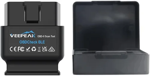 Vista 8 de Veepeak OBDCheck BLE Bluetooth OBD II escáner para iOS y Android, herramienta de diagnóstico del lector de código de luz del motor de control