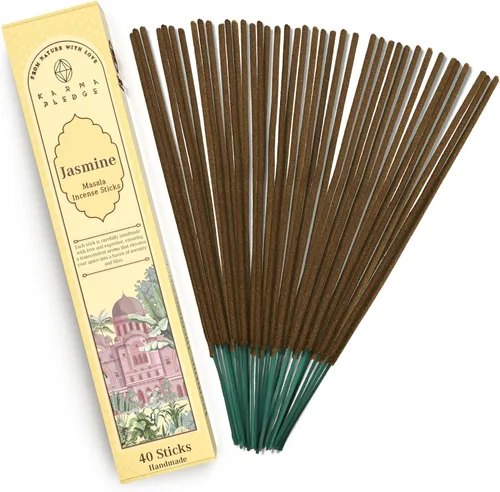 Vista 45 de Bakhoor - Varitas de incienso orgánicas sumergidas a mano, 100 varillas con hierbas naturales e ingredientes aromáticos, tiempo de combustión de 45