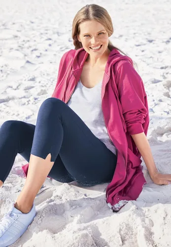 Vista 5 de Woman Within Legging capri de algodón elástico de talla grande para mujer