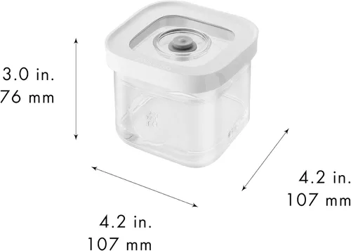 Vista 3 de ZWILLING - Organizador de almacenamiento Fresh & Save Cube, S, 0.35 cuartos de galón, organizadores y almacenamiento de despensa, plástico