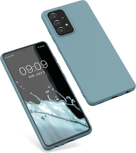 Vista 5 de kwmobile Funda compatible con Samsung Galaxy A52 / A52 5G / A52s 5G - Funda protectora de silicona TPU suave y delgada - Arctic Night