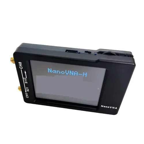 Vista 3 de Spectrum Analyzer, 2.8" LCD 1.5GHz NanoVNA-H HF VHF UHF UV Vector Network Analyzer Antenna NanoVNA with SD Card Slot Spectrum Analyzer