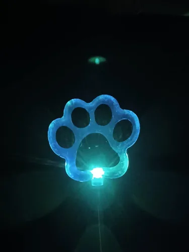 Vista 8 de Starry Illuminate - Juego de 2 luces solares de estaca para jardín, estilo cambiante de color (pata de perro)