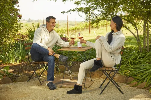 Vista 3 de Vionic Alfons - Pantuflas ortopédicas cómodas para hombre