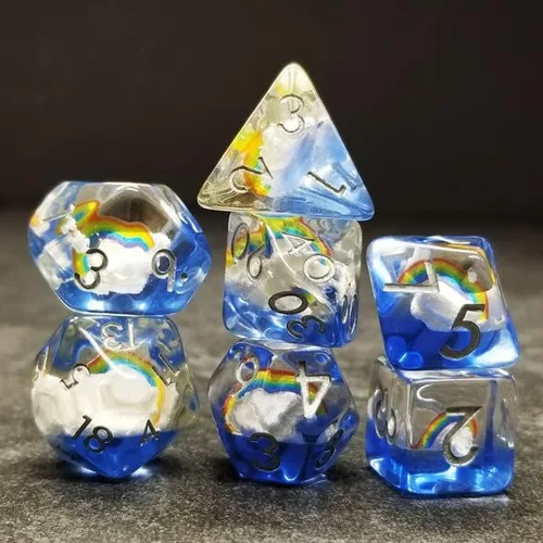 Vista 13 de Sage's Portal Familiars and Reagents - Juego de dados de resina para DND, juego de dados poliédricos para Dungeons and Dragons RPG de mesa TTRPG