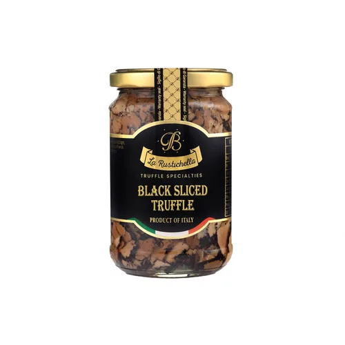 Vista 7 de La Rustichella - Trufa negra en rodajas - 100% fabricada en Italia Vegana, sin gluten, sin colesterol (3.17 oz (90 gr))