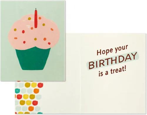 Vista 5 de Hallmark Tarjeta de cumpleaños (Puppy in a Party Hat)