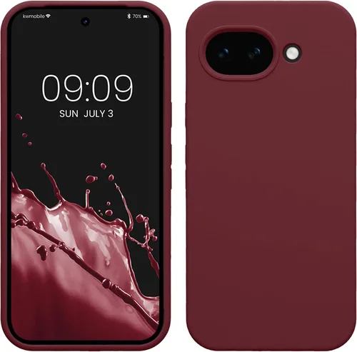 Vista 56 de kwmobile Funda Compatible con Google Pixel 6 Pro - Funda de teléfono de silicona TPU con acabado suave - Azul Arrecife