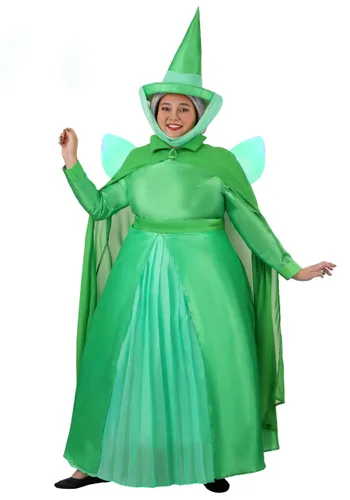 Vista 12 de Disfraz Plus Size de Fauna de La Bella Durmiente de Disney para Mujer Multicolor