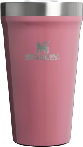 Vista 6 de STANLEY Vaso para Uso Diario Tapa de Encaje a Presión para Beber Taza para Bebidas, Café y Cócteles Copa de Vino de Acero Inoxidable Aislada
