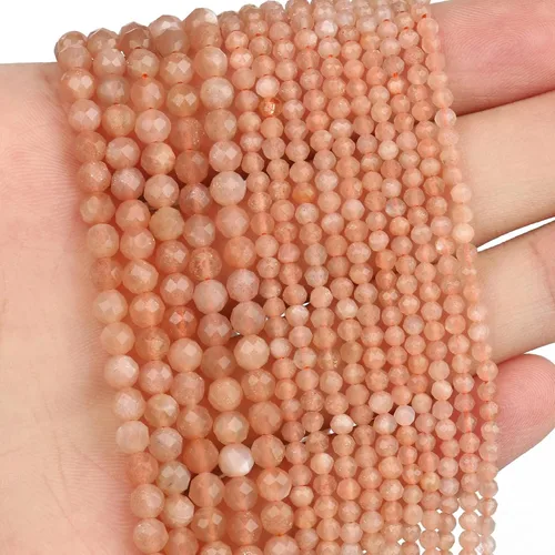 Vista 31 de 180 piezas 2mm Cuentas de piedras preciosas de turquesa africana natural facetada redonda suelta para hacer joyas