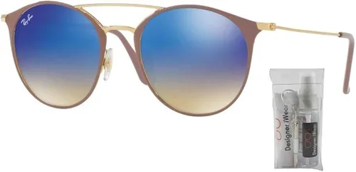 Vista 2 de Ray-Ban RB3546 Sunglasses For Men For Women BUNDLE with Designer iWear Complimentary Eyewear Care Kit