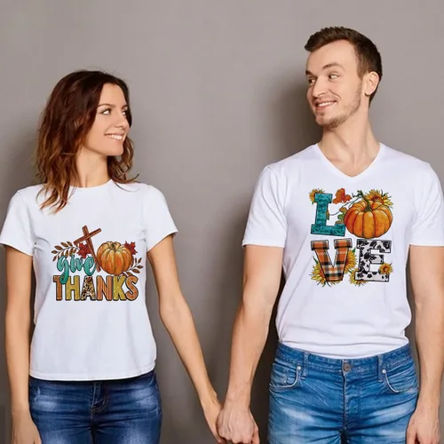 Vista 5 de Parches de planchado de otoño para ropa con diseño de calabaza, transferencias de planchado de otoño, hojas de arce, gnomo, pegatinas