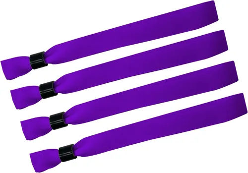 Vista 12 de Paquete de 100 muñequeras, pulseras negras para eventos, pulseras para conciertos, festivales, fiesta de admisión, 13.78 x 0.59 pulgadas