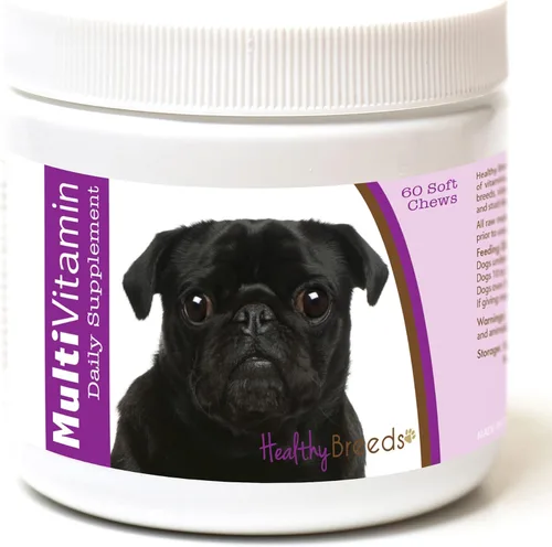 Vista 202 de Healthy Breeds Affenpinscher - Masticables blandos multivitamínicos, 60