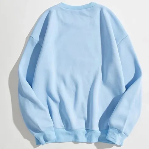 Vista 3 de Meladyan Sudadera de forro polar de manga larga con estampado de letras de Los Ángeles California para mujer
