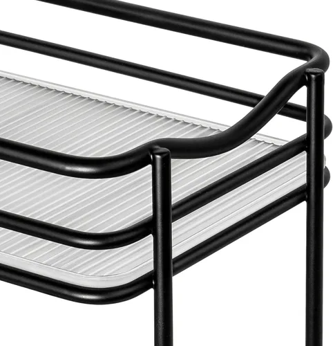 Vista 7 de LYNK PROFESSIONAL® Organizador de especiero extraíble para el interior de armarios de cocina - 4-3/8 pulgadas de ancho - Cajón deslizable - Estantes