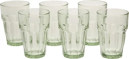 Vista 7 de Bormioli Rocco Rock Bar - Juego de 6 vasos de postre para helados, batidos o batidos, 12.5 onzas, transparente