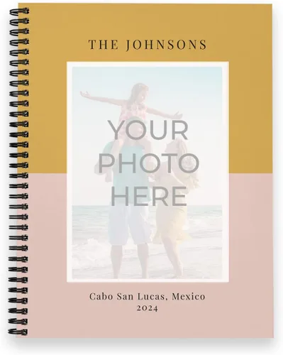 Vista 7 de Gotcha Covered Notebooks Cuaderno de confeti con fotos personalizadas, diario feliz de 8.5 x 11 pulgadas, 120 páginas, varios diseños de papel, tapa
