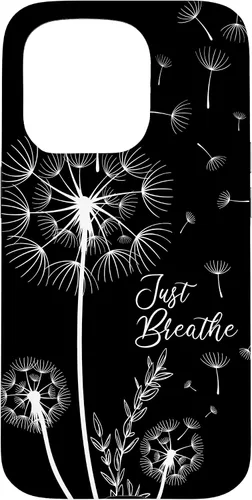 Vista 14 de Lindo diseño de tatuaje de diente de león flechas respiración patrón caso para iPhone 17