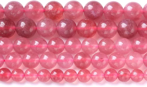 Vista 24 de 45 Cuentas de Piedra Natural de 5⁄16 Pulgadas (8 mm) con Cuentas de Amazonita Azul para Hacer Joyería AAA Redondas Cuentas Sueltas Piedras