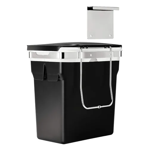 Vista 5 de simplehuman, cesto de residuos para gabinete, marco de acero de alto desempeño, de 10 l/2,6 galones