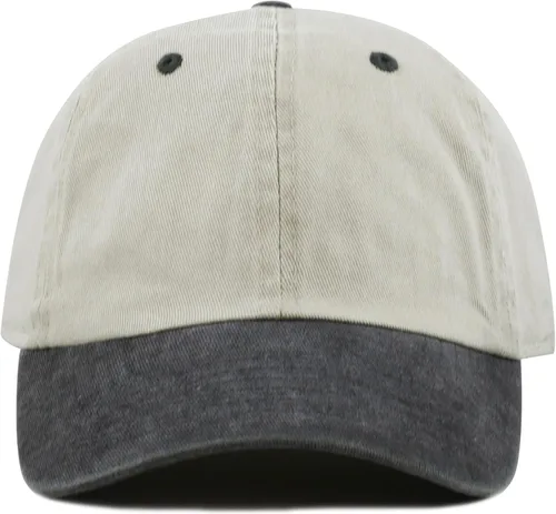Vista 3 de The Hat Depot 100% Cotton Pigment Dyed Low Profile Dad Hat Six Panel Cap