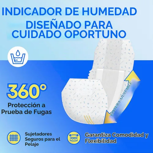 Vista 10 de HONEY CARE All-Absorb A27 - Envoltura para perro macho, 50 unidades, extra pequeña