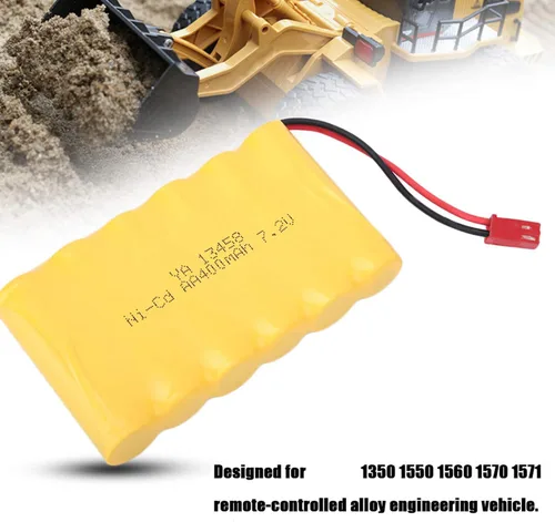 Vista 5 de JERYS Batería de coche de RC, 7.2V 400MAH 2PCS RC accesorios del coche para al aire libre