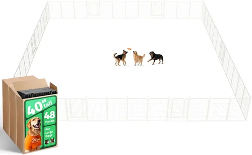 Vista 108 de FXW Rollick - Corralito para perros para patio, campamento con casa rodante, patentado, 24 pulgadas, 2 paneles Fácil instalación, resistente
