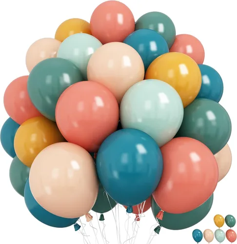 Vista 20 de Globos negros y dorados de graduación con globos de aluminio de graduación, globos metálicos de color negro, blanco, arena, beige, dorado