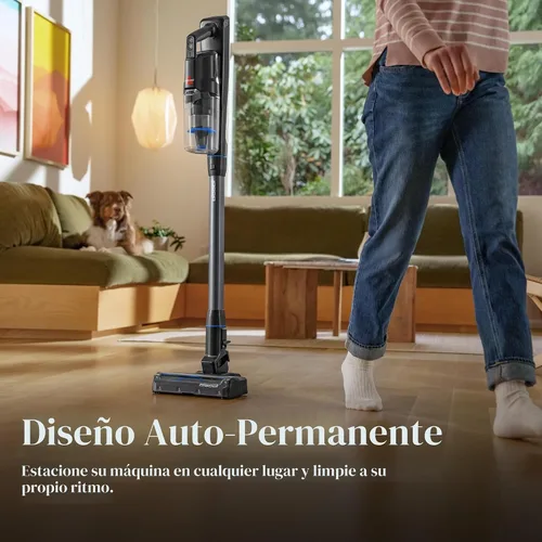 Vista 8 de Bissell PowerClean FurGuard 280W Aspiradora inalámbrica que se mantiene en pie con cepillo autolimpiante, succión fuerte, batería extraíble, montaje