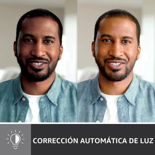 Vista 3 de Logitech Brio 501 - Cámara web Full HD con corrección automática de luz, modo de espectáculo, micrófonos de reducción de ruido, cubierta de Negro